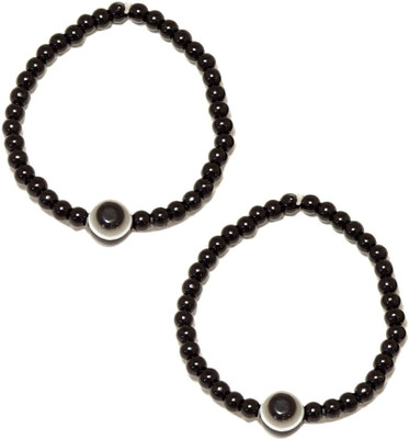 Sahiba Gems Fabric Beads Bracelet Set(Pack of 2)