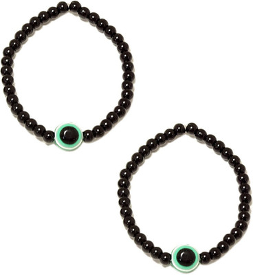 Sahiba Gems Fabric Beads Bracelet Set(Pack of 2)