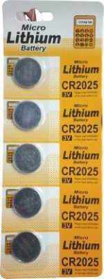 HOTCHPOTCH CR 2025 3V Micro Lithium Button Coin Cell -Pack of 5  Battery(Pack of 5)