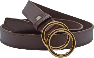 HENEDA Women Casual Brown Synthetic Belt