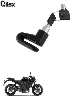 Qiisx Yamaha FZ1 Motorcycle Lock Security Anti Theft Bicycle Motorbike Disc Brake Lock Theft Protection DISC_BRAK_LCK_ST1_ASRTD_8170 Disc Lock, U Lock(Black)