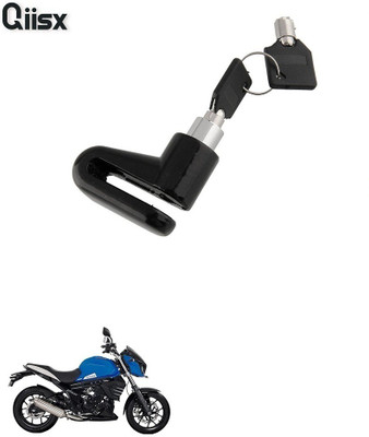 Qiisx DISC_BRAK_LCK_ST1_ASRTD_8211 Disc Lock, U Lock(Black)
