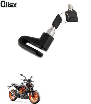Qiisx DISC_BRAK_LCK_ST1_ASRTD_8216 Disc Lock, U Lock(Black)