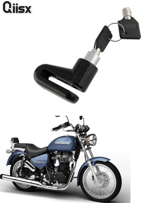 Qiisx DISC_BRAK_LCK_ST1_ASRTD_8143 Disc Lock, U Lock(Black)