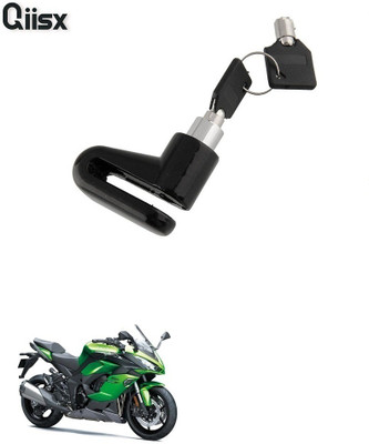 Qiisx DISC_BRAK_LCK_ST1_ASRTD_8195 Disc Lock, U Lock(Black)
