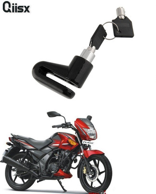 Qiisx DISC_BRAK_LCK_ST1_ASRTD_8086 Disc Lock, U Lock(Black)