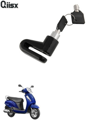Qiisx DISC_BRAK_LCK_ST1_ASRTD_8147 Disc Lock, U Lock(Black)