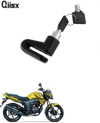 Qiisx DISC_BRAK_LCK_ST1_ASRTD_8075 Disc Lock, U Lock(Black)