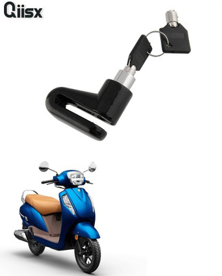 Qiisx DISC_BRAK_LCK_ST1_ASRTD_8146 Disc Lock, U Lock(Black)