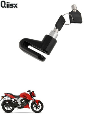 Qiisx DISC_BRAK_LCK_ST1_ASRTD_8080 Disc Lock, U Lock(Black)
