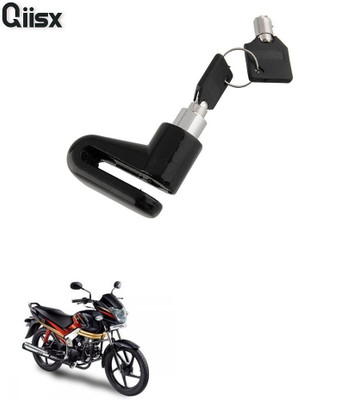 Qiisx DISC_BRAK_LCK_ST1_ASRTD_8203 Disc Lock, U Lock(Black)