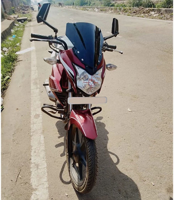 Sms traders Black Tinted Windshield Bike Windshield