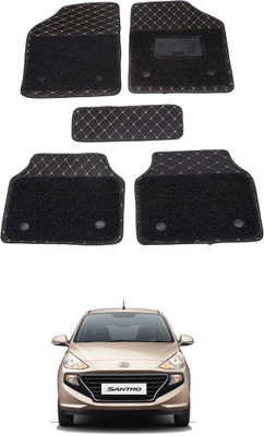 AYW Leatherite 7D Mat For  Hyundai Santro(Black)