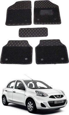 AYW Leatherite 7D Mat For  Nissan Micra(Black)