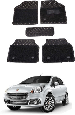 AYW Leatherite 7D Mat For  Fiat Punto Evo(Black)