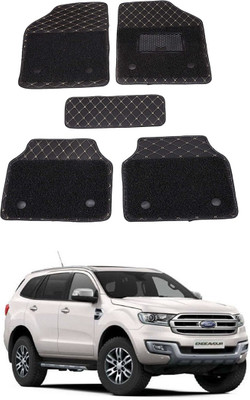 AYW Leatherite 7D Mat For  Ford Endeavour(Black)
