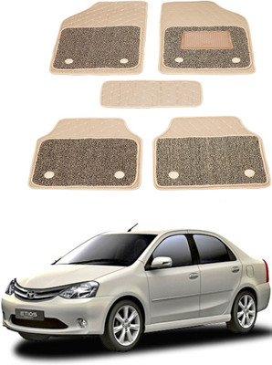 AYW Leatherite 7D Mat For  Toyota Etios(Beige)