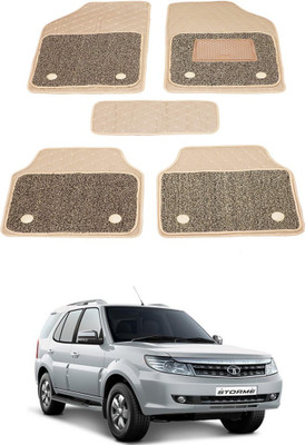 AYW Leatherite 7D Mat For  Tata Safari Storme(Beige)