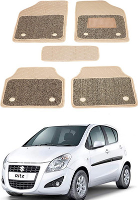 AYW Leatherite 7D Mat For  Maruti Suzuki Ritz(Beige)