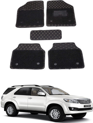 AYW Leatherite 7D Mat For  Toyota Fortuner Old(Black)
