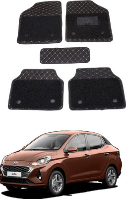 AYW Leatherite 7D Mat For  Hyundai Aura(Black)