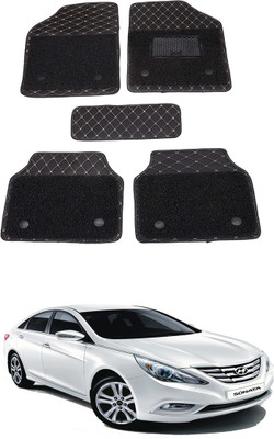 AYW Leatherite 7D Mat For  Hyundai Sonata Fluidic(Black)