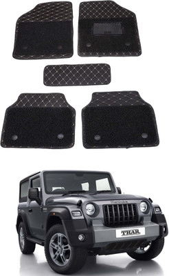 AYW Leatherite 7D Mat For  Mahindra Thar(Black)