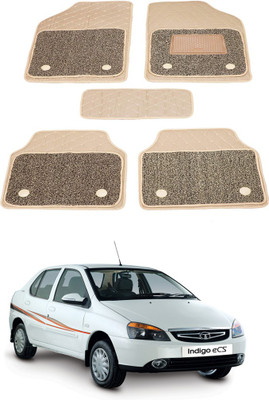 AYW Leatherite 7D Mat For  Tata Indigo eCS(Beige)
