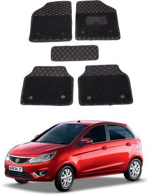 AYW Leatherite 7D Mat For  Tata Bolt(Black)