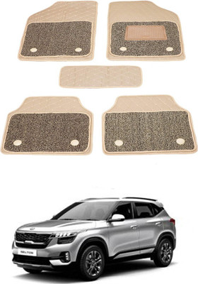 AYW Leatherite 7D Mat For  Kia Seltos(Beige)
