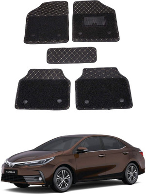 AYW Leatherite 7D Mat For  Toyota Corolla(Black)