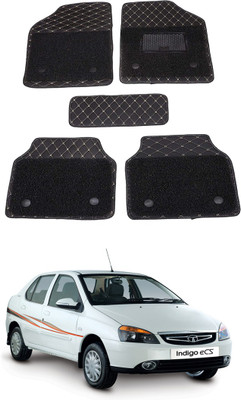 AYW Leatherite 7D Mat For  Tata Indigo eCS(Black)