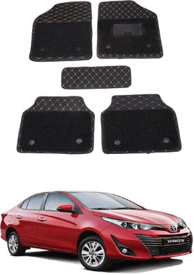 AYW Leatherite 7D Mat For  Toyota Yaris(Black)