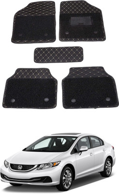 AYW Leatherite 7D Mat For  Honda Civic(Black)