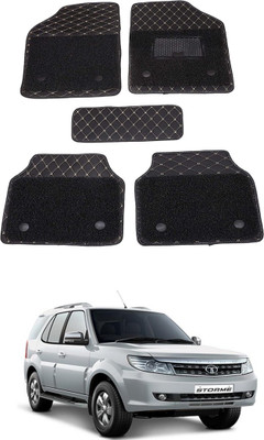 AYW Leatherite 7D Mat For  Tata Safari Storme(Black)