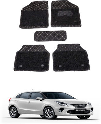 AYW Leatherite 7D Mat For  Toyota Glanza(Black)