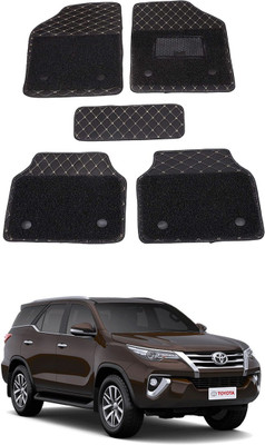AYW Leatherite 7D Mat For  Toyota New Fortuner(Black)