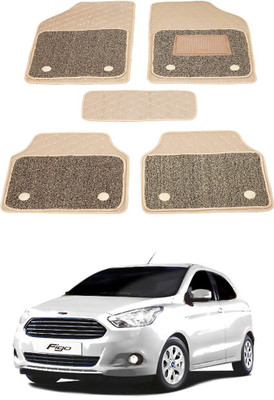 AYW Leatherite 7D Mat For  Ford Figo(Beige)