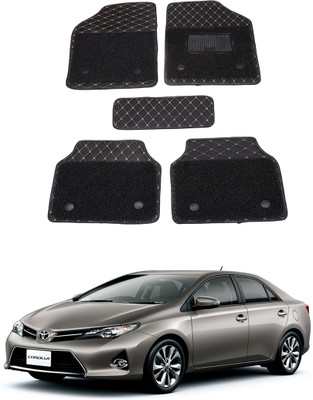 AYW Leatherite 7D Mat For  Toyota Corolla Altis(Black)