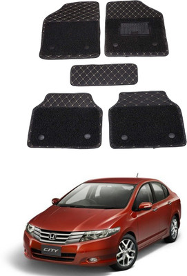 AYW Leatherite 7D Mat For  Honda City i-Dtec(Black)