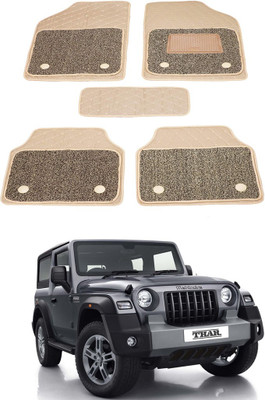 AYW Leatherite 7D Mat For  Mahindra Thar(Beige)