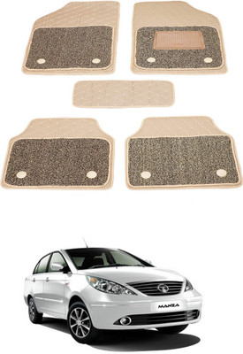 AYW Leatherite 7D Mat For  Tata Manza(Beige)