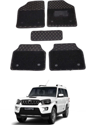 AYW Leatherite 7D Mat For  Mahindra New Scorpio(Black)