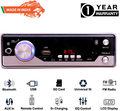 Dvis DB011-Silver Pro Boom Master BLUETOOTH/USB/SD/AUX/FM/MP3. Car Stereo Car Stereo(Single Din)
