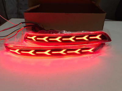 CARMART INNONA CRYSTA Matrix Running Indicator Car Reflector Light(Red)