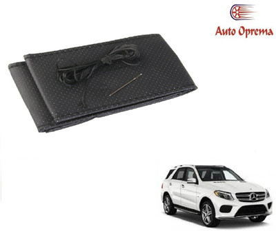 Auto Oprema Steering Cover For Mercedes Benz Universal For Car(Black, Leather)