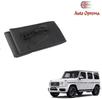 Auto Oprema Steering Cover For Mercedes Benz Universal For Car(Black, Leather)