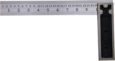 ATOOLS Tri Square Tool 90 Degrees Right Angle Ruler 10 Inch Tri-Square(Pack of 1)