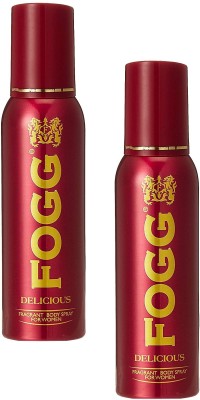 FOGG Delicious Deodorant Each 120ml Body Spray  -  For Women(240 ml, Pack of 2)