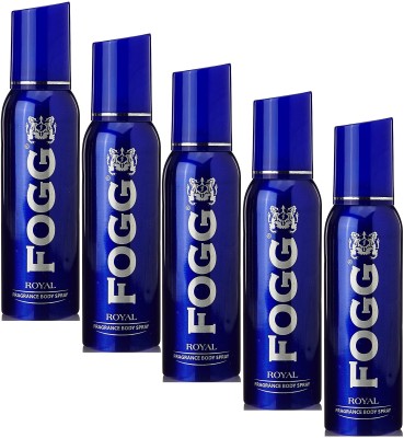 FOGG Royal Deodorant Each 120ml Pack Of 5 Body Spray  -  For Men(600 ml, Pack of 5)